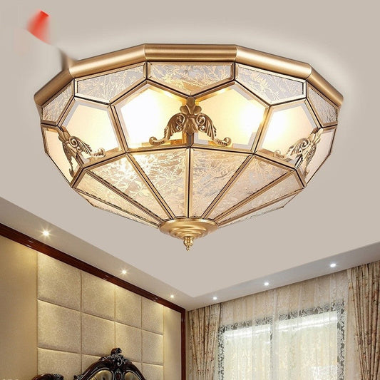Copper Ceiling Light