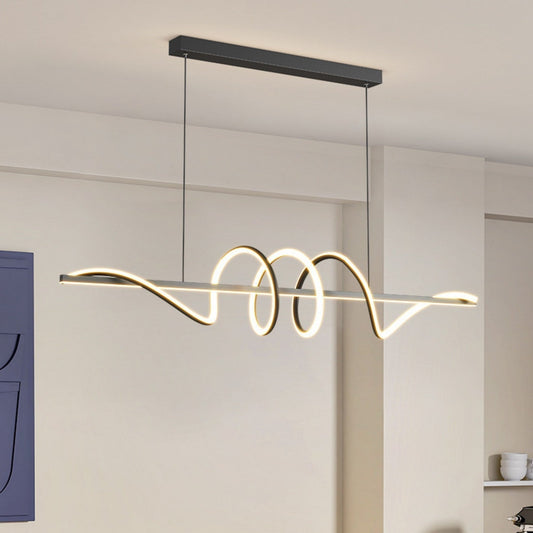 Minimalist Three-Ring LED Pendant Light