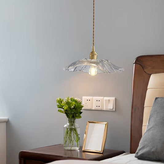 Nordic Japanese Lotus Leaf Pendant Light
