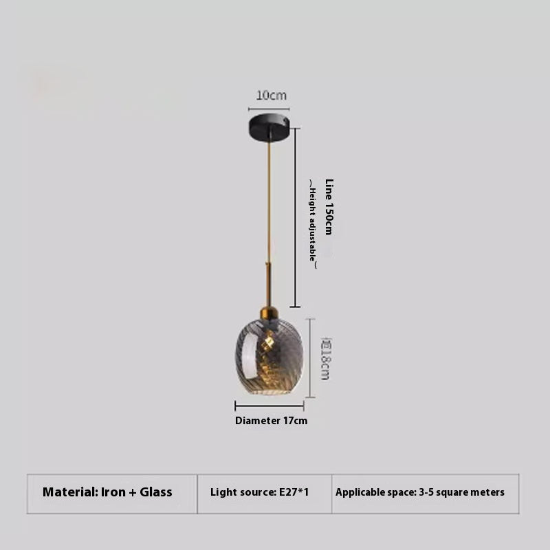 Amber Glass Cluster Pendant Light / Tricolor Light / A Amber