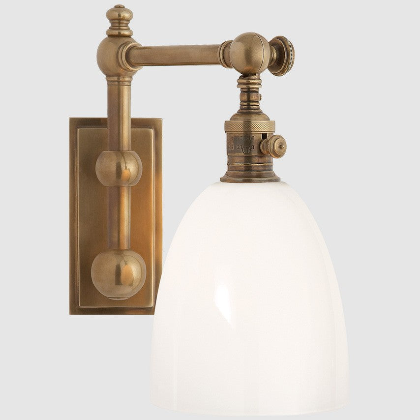 American Luxury Copper Glass Wall Lamp