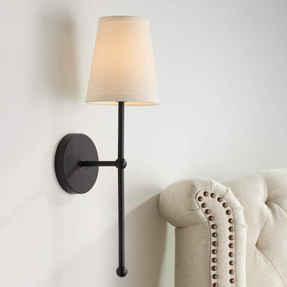 American Minimalist Bedroom Wall Light / Black