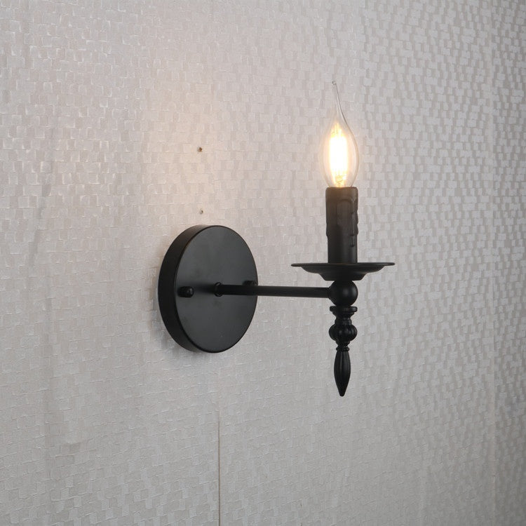 American Retro Candle Wall Sconce / Price Without Bulb / E14