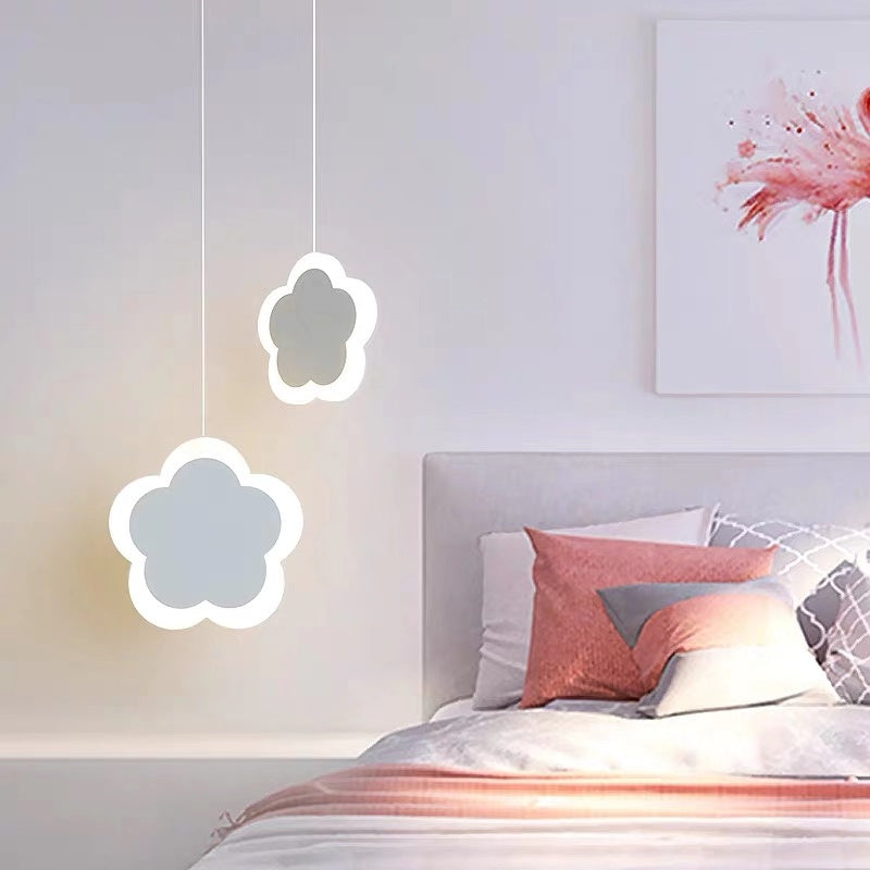 Children’s Butterfly Flower Ceiling Chandelier / B / Three color segmentation