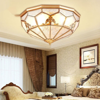 Copper Ceiling Light