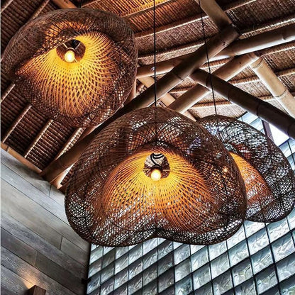 Handwoven Nordic Pendant Light