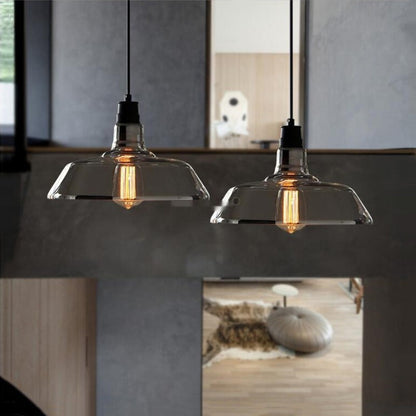Industrial Nordic Glass Pendant Light / Standard / A Amber