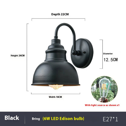 IP65 Outdoor Edison Wall Light