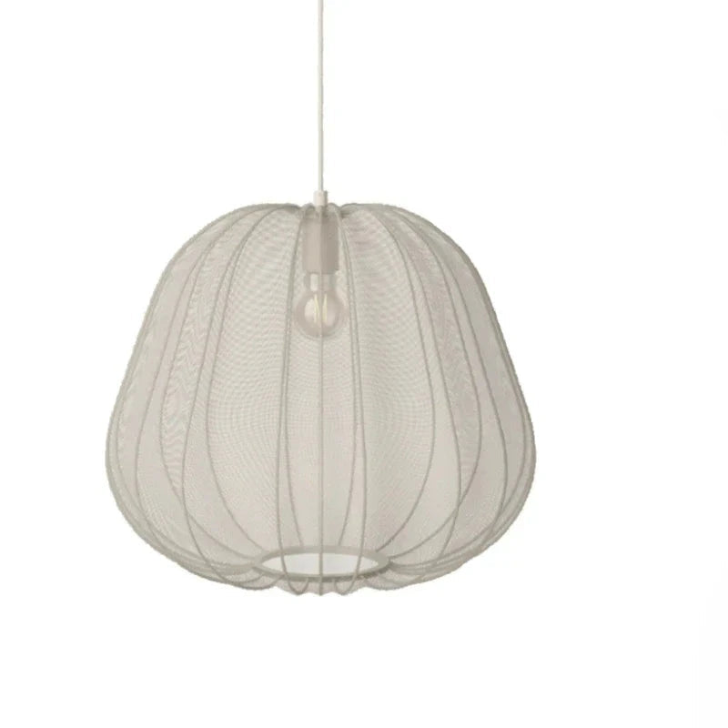 Japanese Pumpkin Branch Ceiling Light / White Light / Style B Gray Blue
