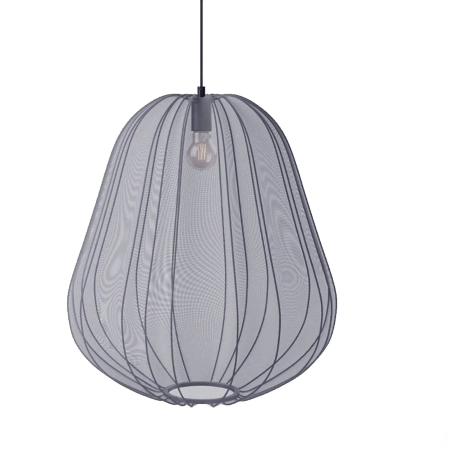 Japanese Pumpkin Branch Ceiling Light / White Light / Style A Gray Blue