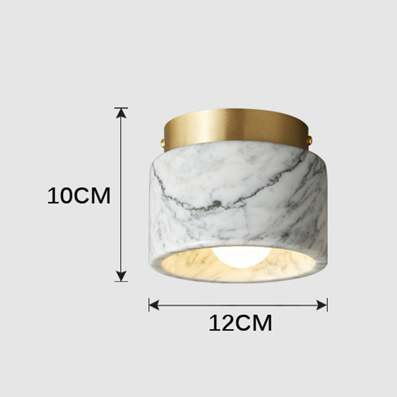 Light Luxury Marble Hallway Ceiling Light