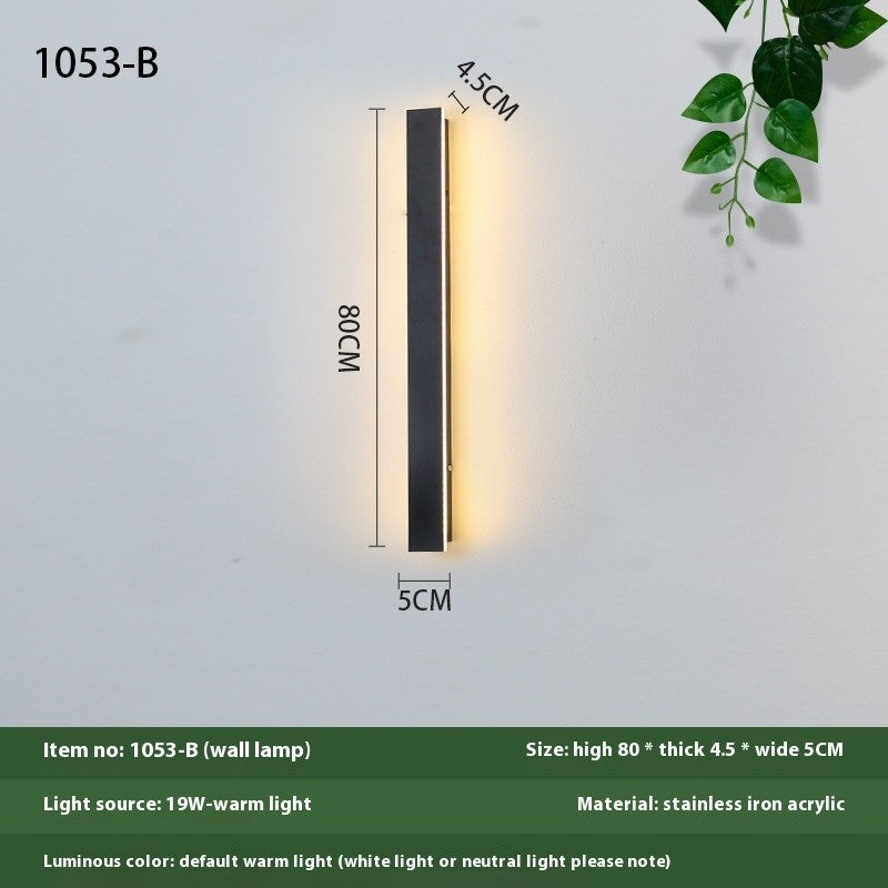 Minimalist Outdoor Waterproof LED Wall Light