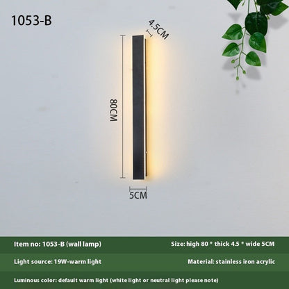 Minimalist Outdoor Waterproof LED Wall Light