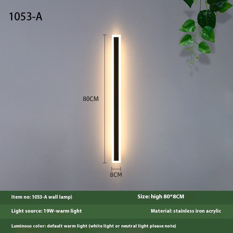 Minimalist Outdoor Waterproof LED Wall Light