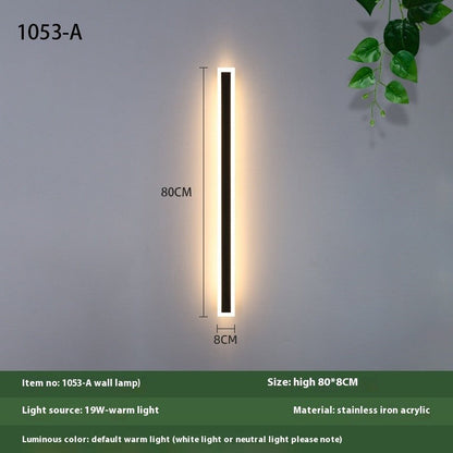 Minimalist Outdoor Waterproof LED Wall Light