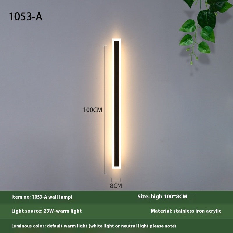 Minimalist Outdoor Waterproof LED Wall Light