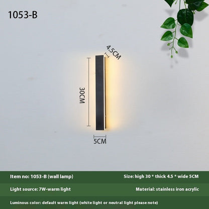 Minimalist Outdoor Waterproof LED Wall Light