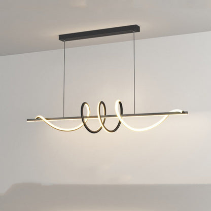 Minimalist Three-Ring LED Pendant Light