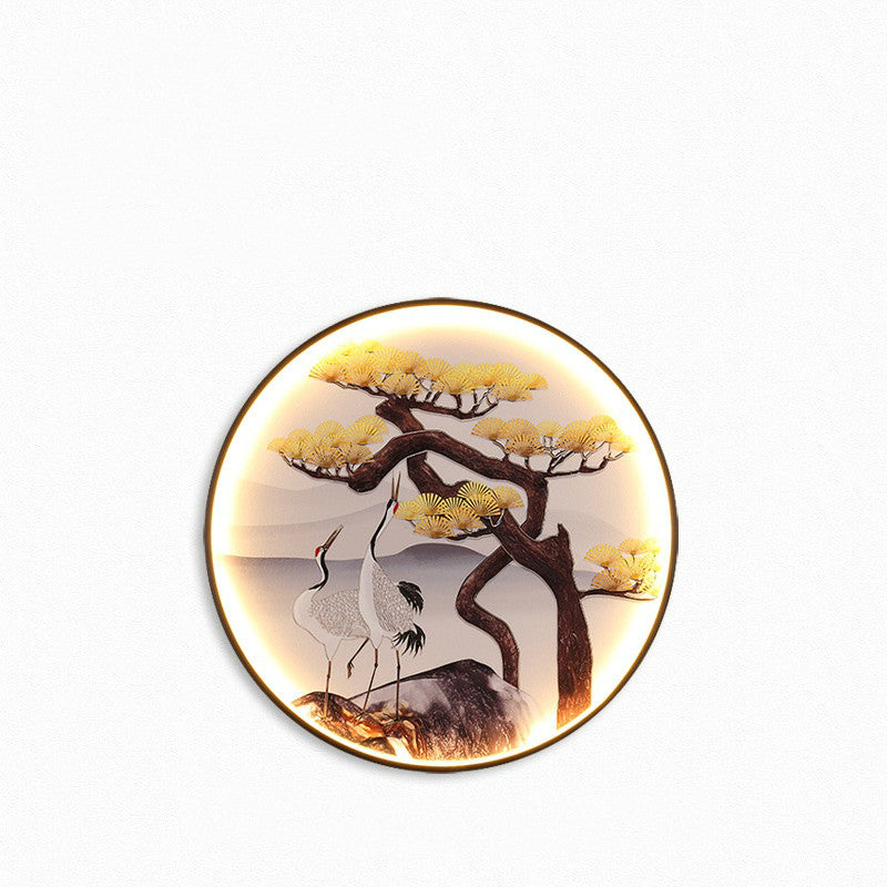 Modern Art Wall Painting Lamp / F / 35cm