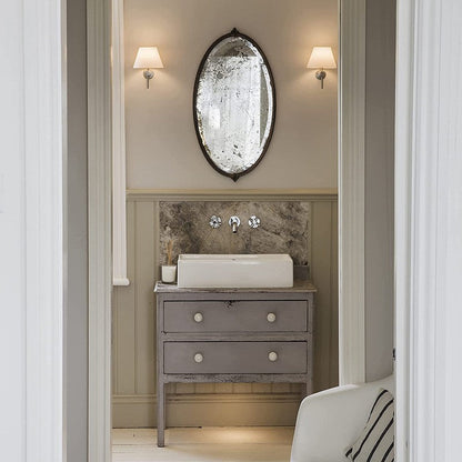 Modern Fabric Shade Bedside Wall Lamp