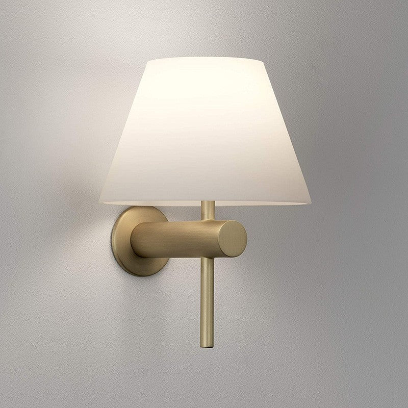 Modern Fabric Shade Bedside Wall Lamp