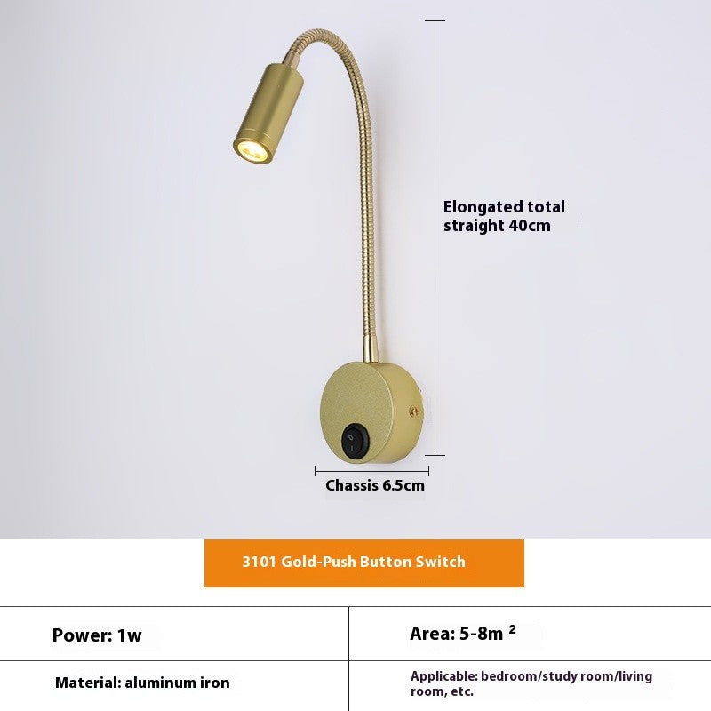 Modern Flexible LED Spotlight with Hose Arm
