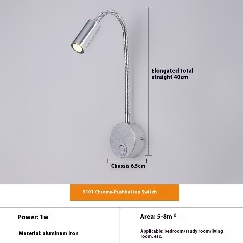 Modern Flexible LED Spotlight with Hose Arm