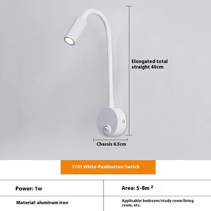 Modern Flexible LED Spotlight with Hose Arm