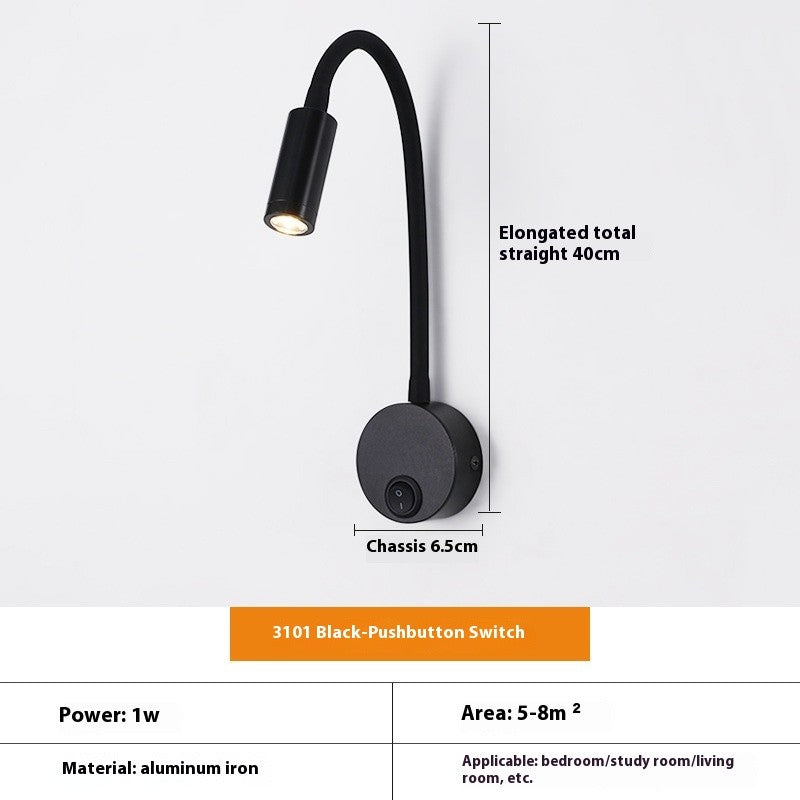 Modern Flexible LED Spotlight with Hose Arm