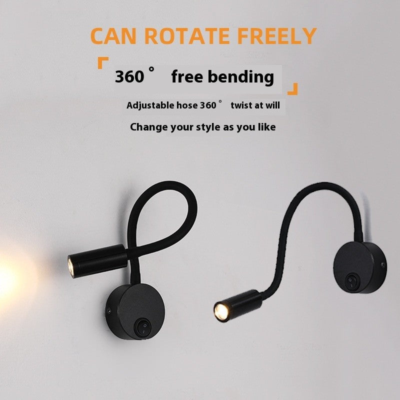 Modern Flexible LED Spotlight with Hose Arm