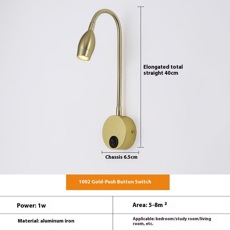 Modern Flexible LED Spotlight with Hose Arm
