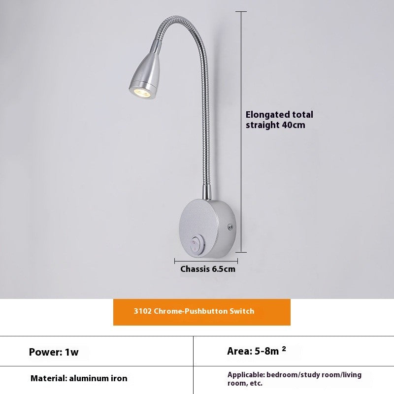 Modern Flexible LED Spotlight with Hose Arm