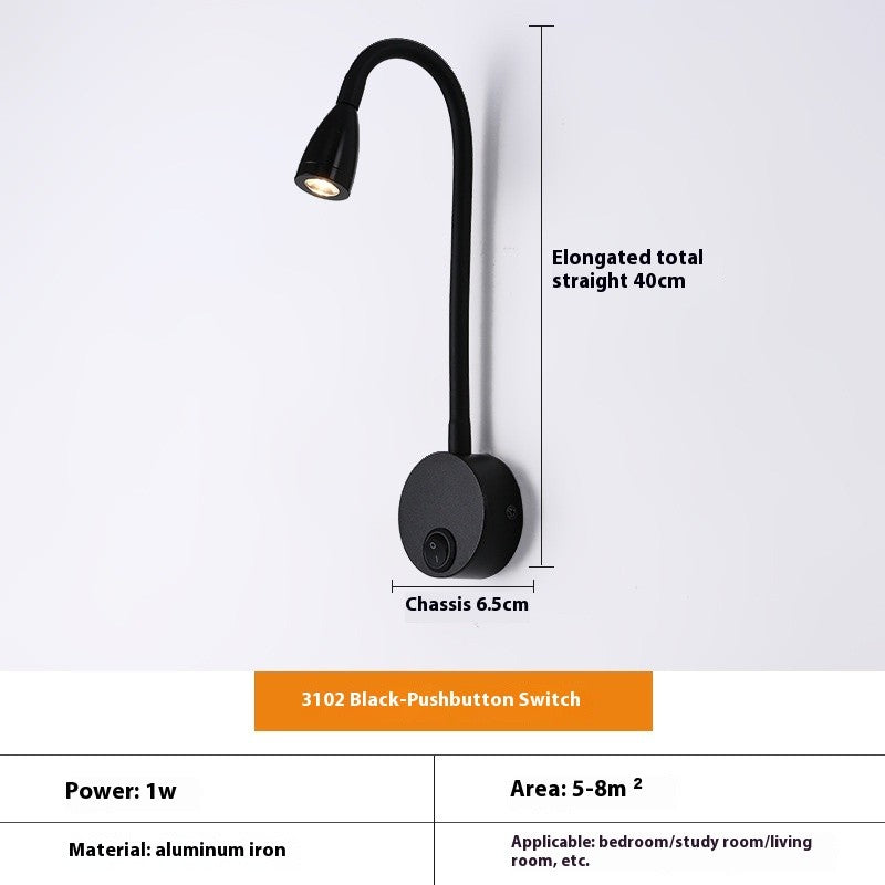 Modern Flexible LED Spotlight with Hose Arm