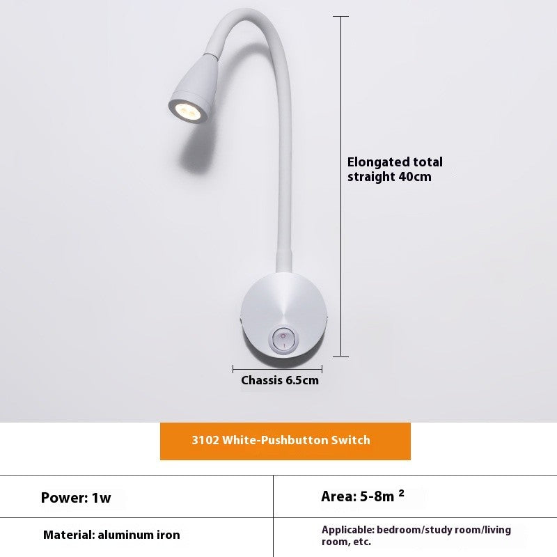 Modern Flexible LED Spotlight with Hose Arm