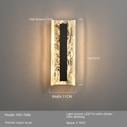 Modern Three-Colour Background Wall Light
