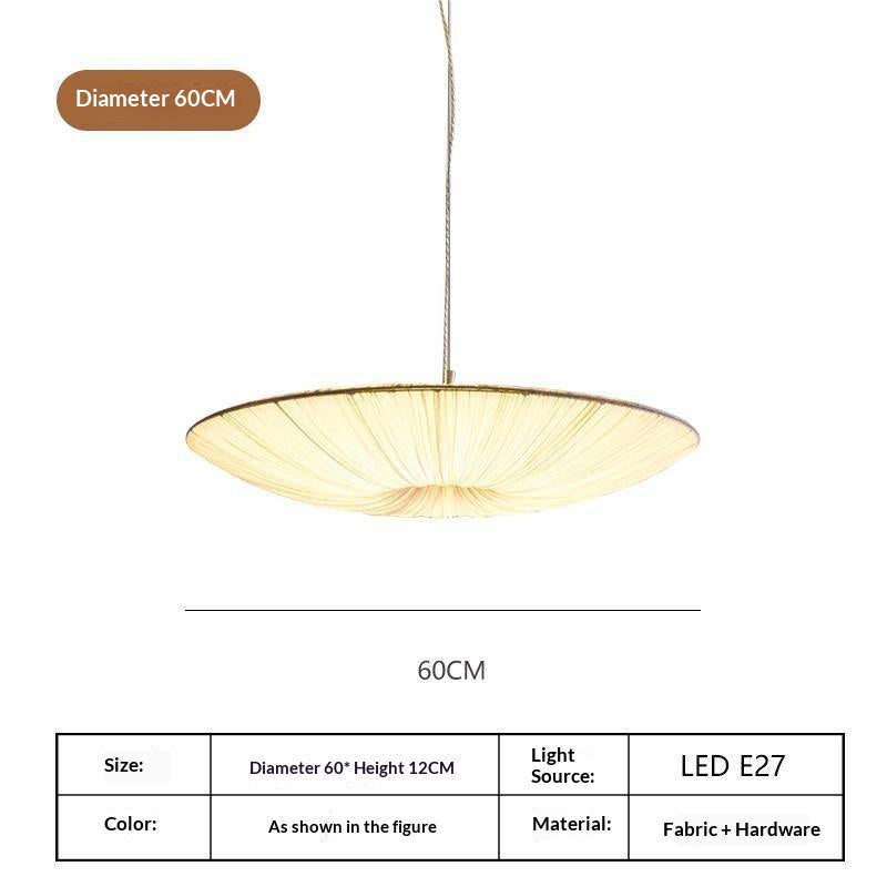 New Chinese Fabric Round Chandelier