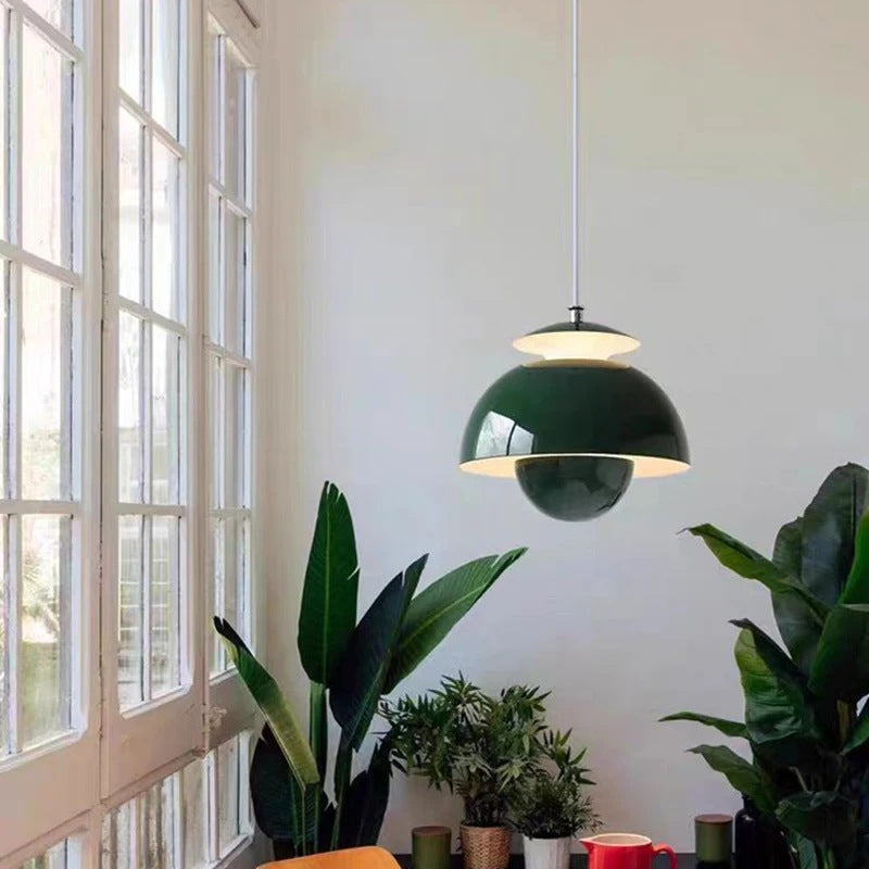Nordic Bauhaus Bud Pendant Light / Tricolor Light / Black / UK