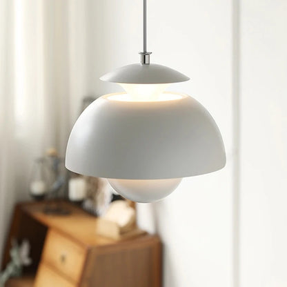 Nordic Bauhaus Bud Pendant Light / Tricolor Light / Black / EU