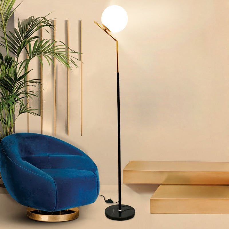 Nordic Black Warm Light Floor Lamp / Tmall Genie Voice / 7W LED / AU