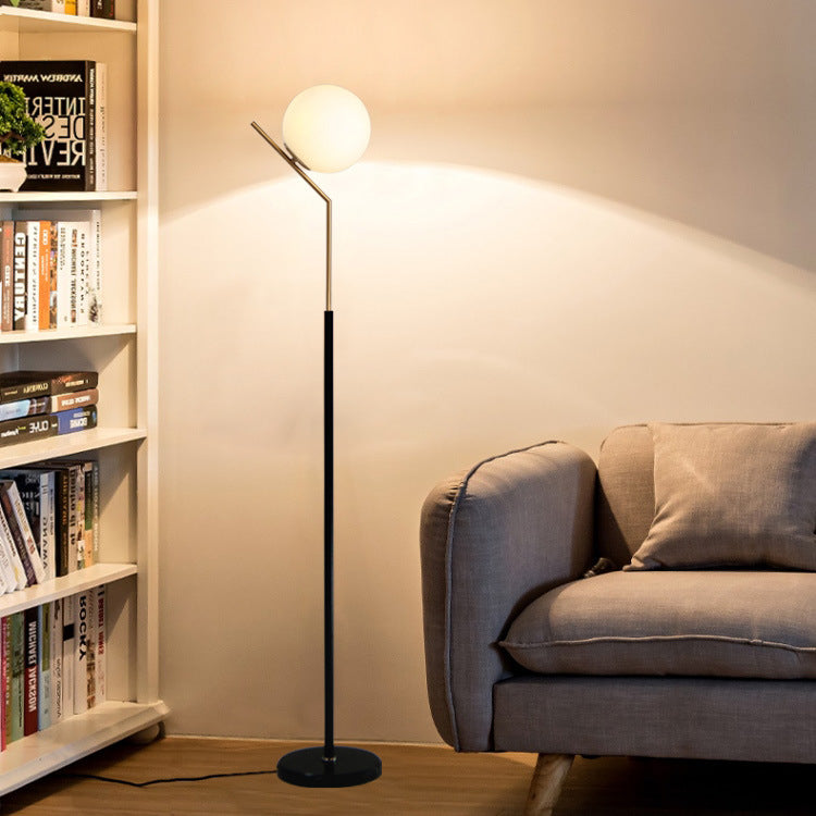 Nordic Black Warm Light Floor Lamp / Tmall Genie Voice / 7W LED / US