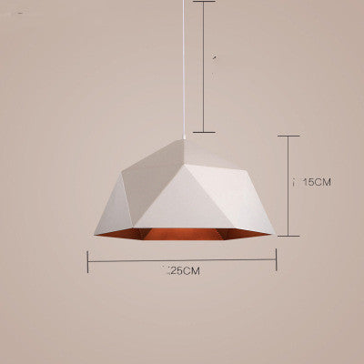 Nordic Geometric Single Pendant Light