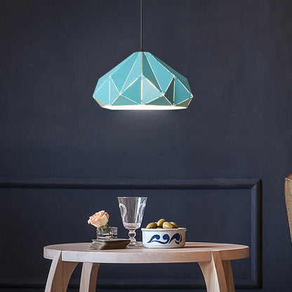 Nordic Geometric Single Pendant Light