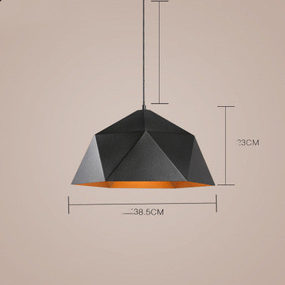 Nordic Geometric Single Pendant Light