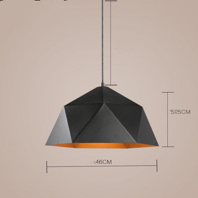 Nordic Geometric Single Pendant Light
