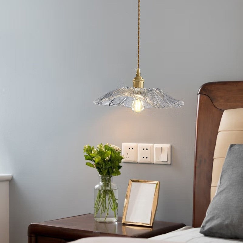 Nordic Japanese Lotus Leaf Pendant Light