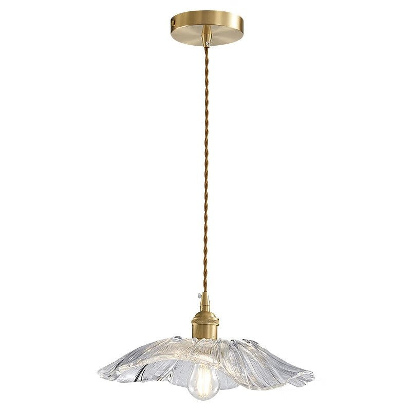 Nordic Japanese Lotus Leaf Pendant Light