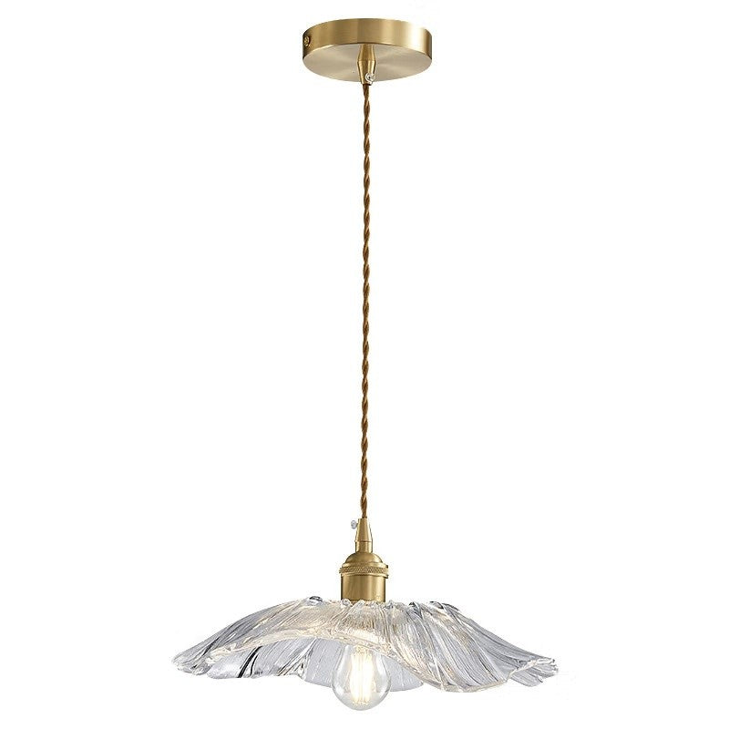 Nordic Japanese Lotus Leaf Pendant Light