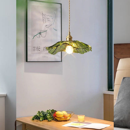 Nordic Japanese Lotus Leaf Pendant Light