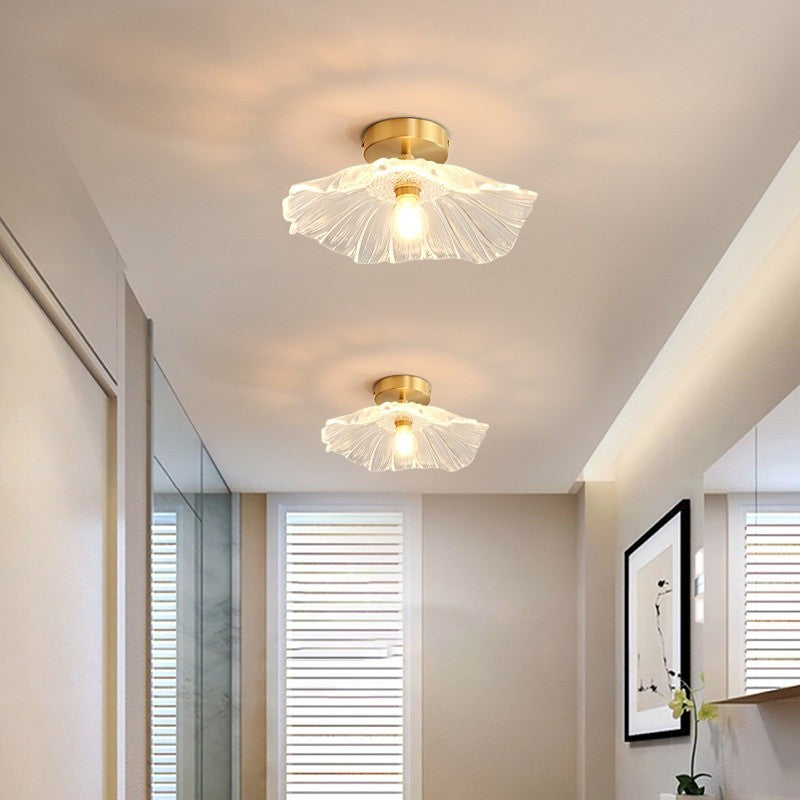 Nordic Japanese Lotus Leaf Pendant Light