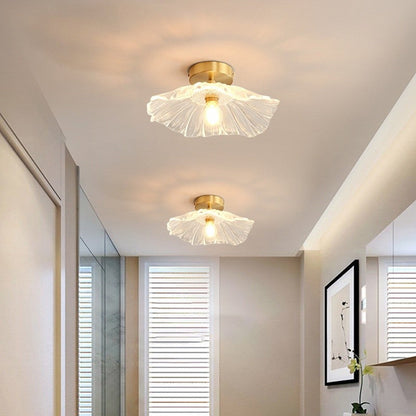 Nordic Japanese Lotus Leaf Pendant Light